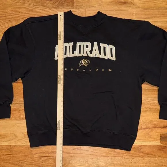 Colorado University Buffaloes Buffs Vintage Cadre Athletic Sweatshirt Size Large - Picture 6 of 9